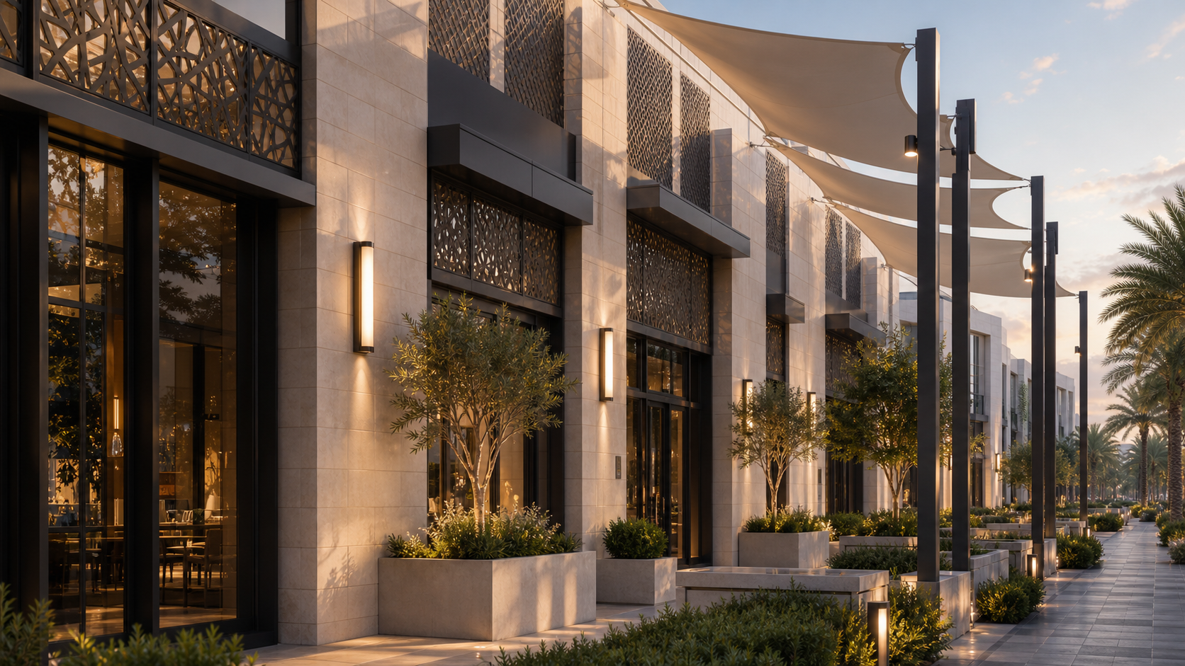 Premium commercial architecture in Abu Dhabi