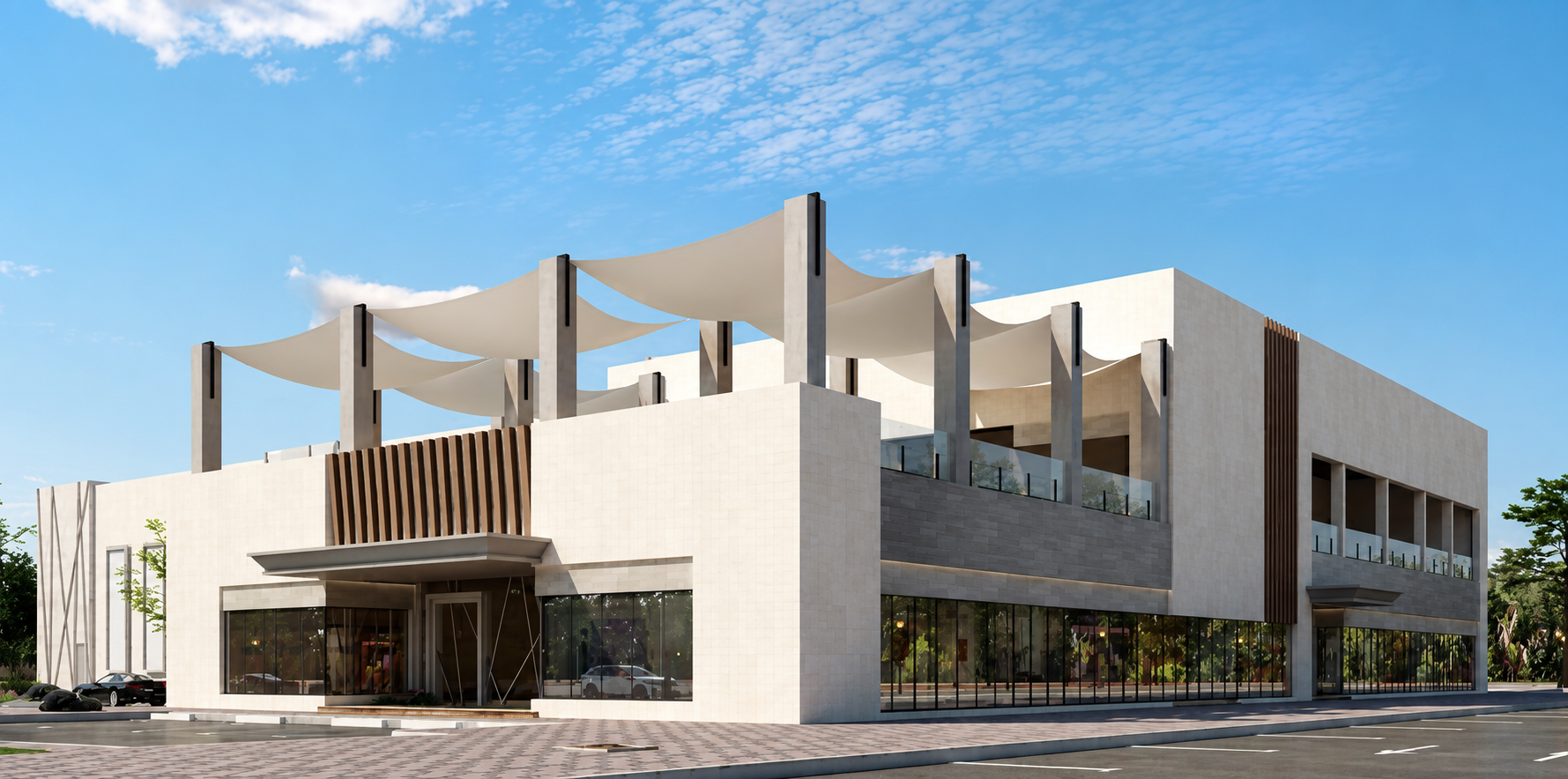 Shakhbout City Project architectural rendering